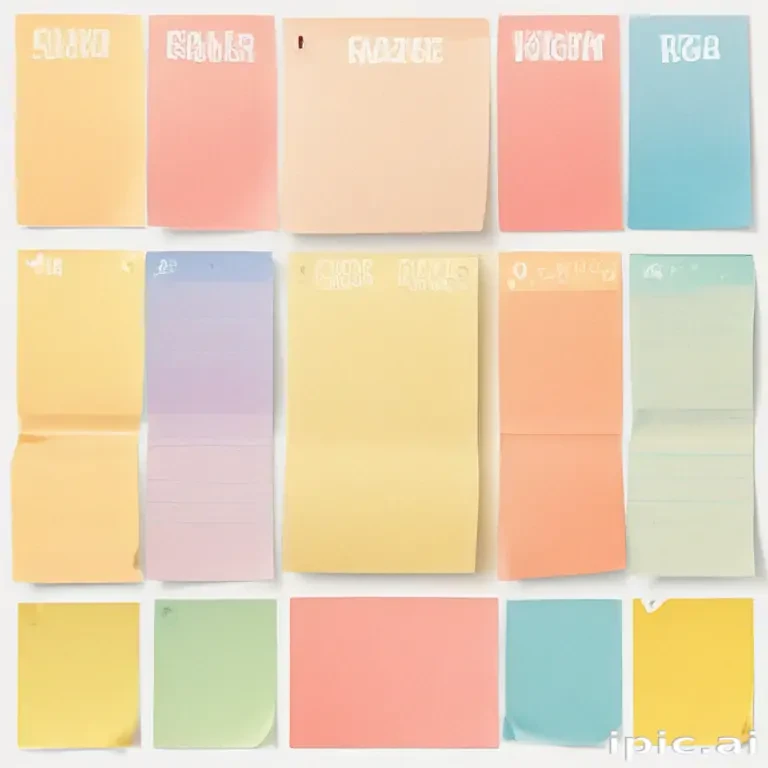 sticky notes png transparent
