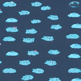cute aesthetic wallpapers blue