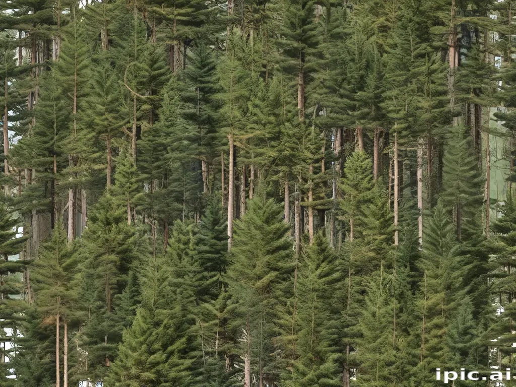 pine trees transparent background