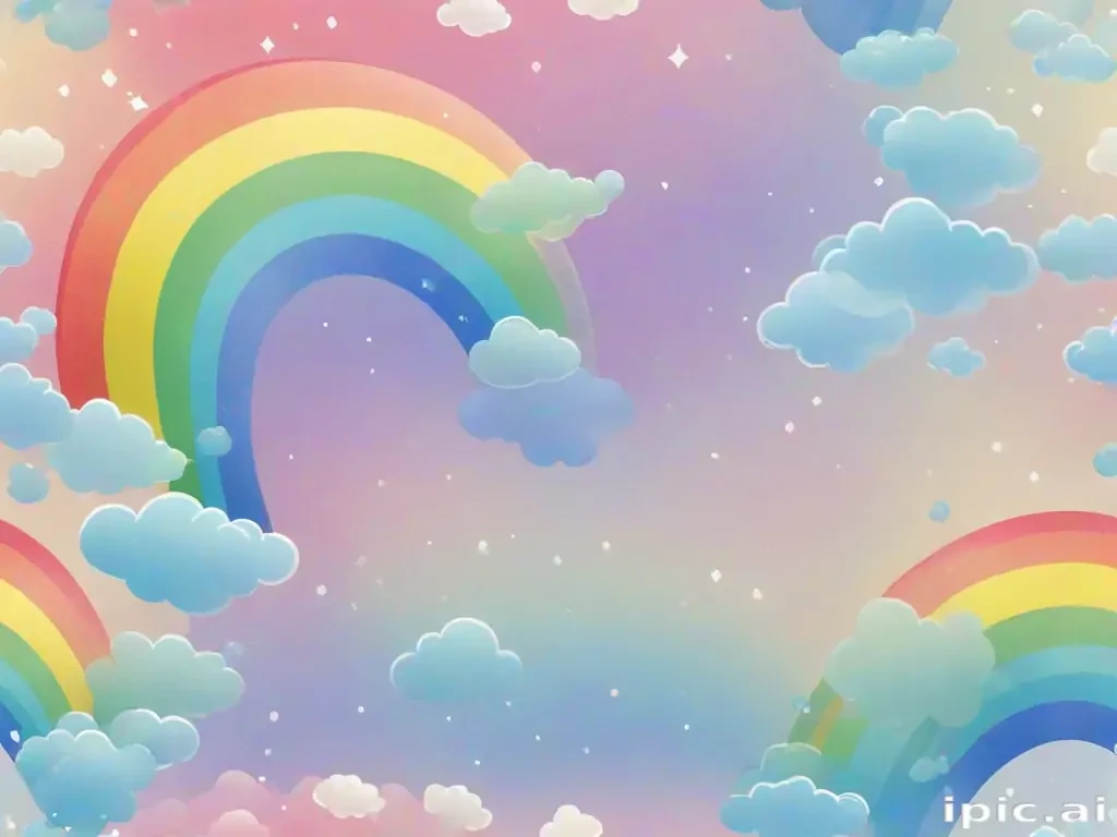 rainbow transparent background