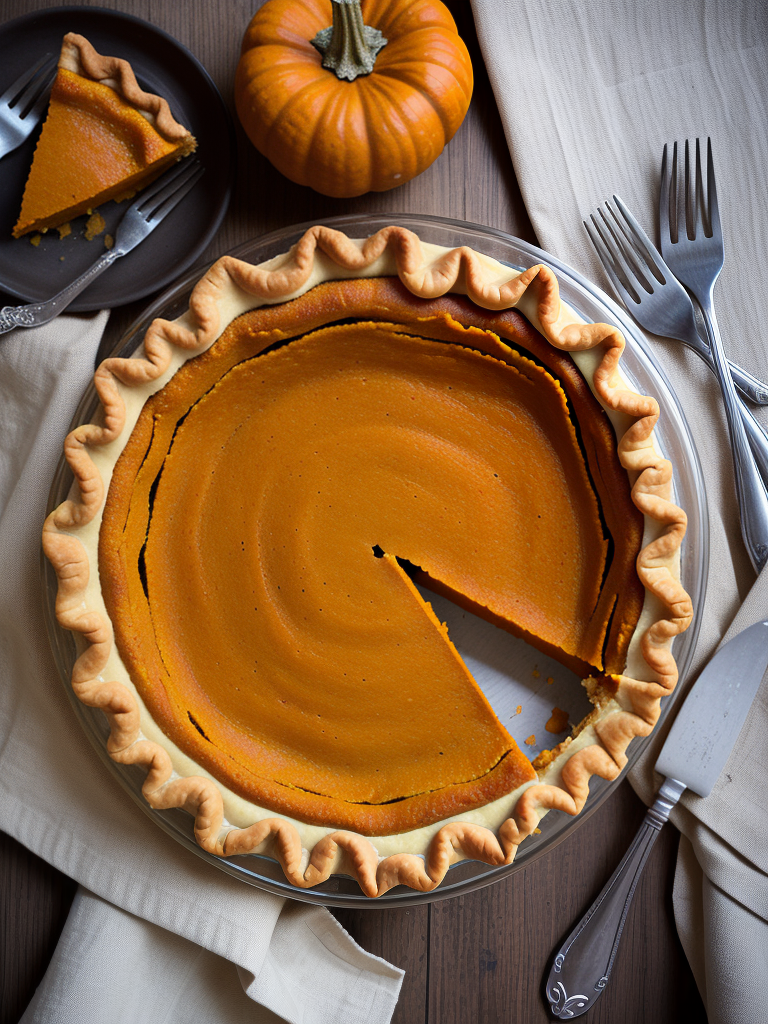 sweet potato and pumpkin pie