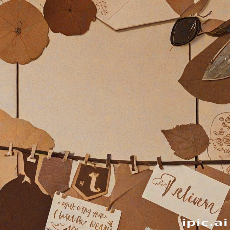 brown aesthetic banner