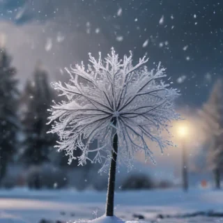 snow falling png