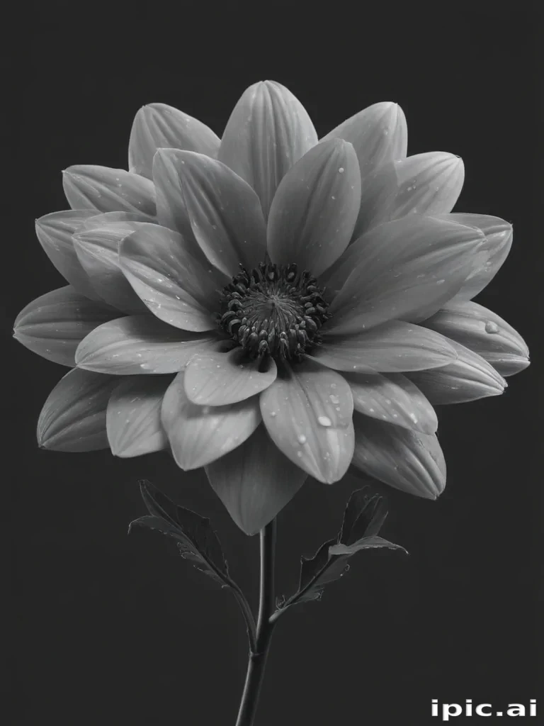 flower png black and white