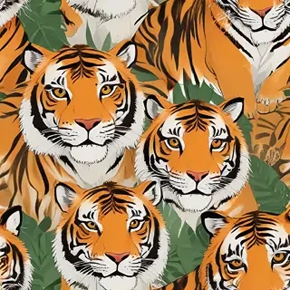 cartoon tigers