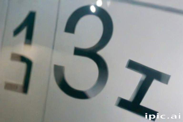 transparent numbers
