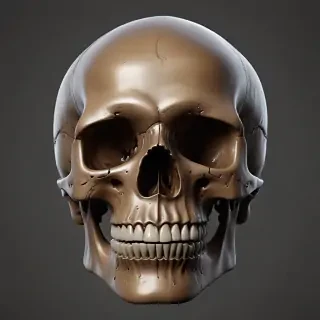 transparent skull png