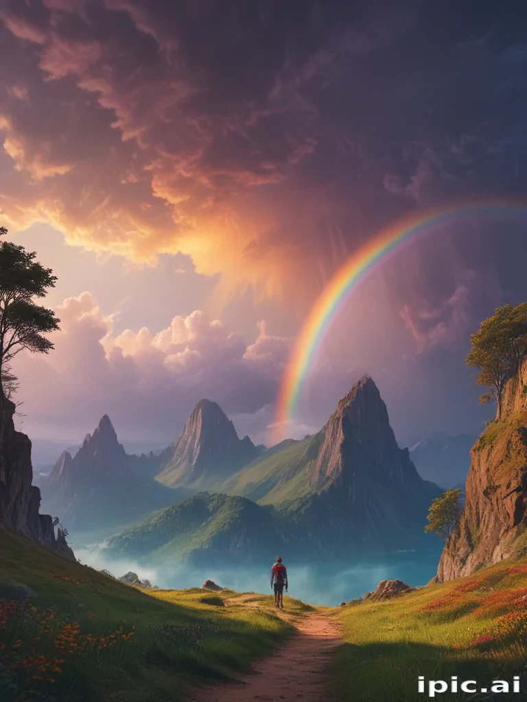 aesthetic wallpapers rainbow