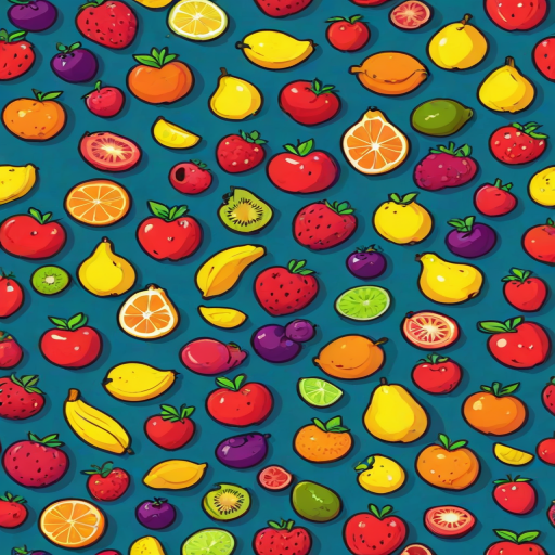 cartoon fruit