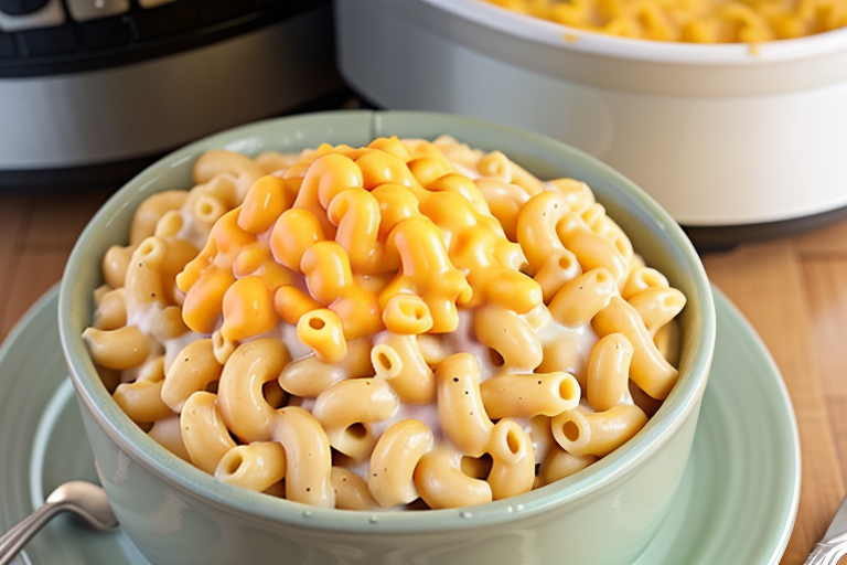 crock pot mac & cheese with velveeta
