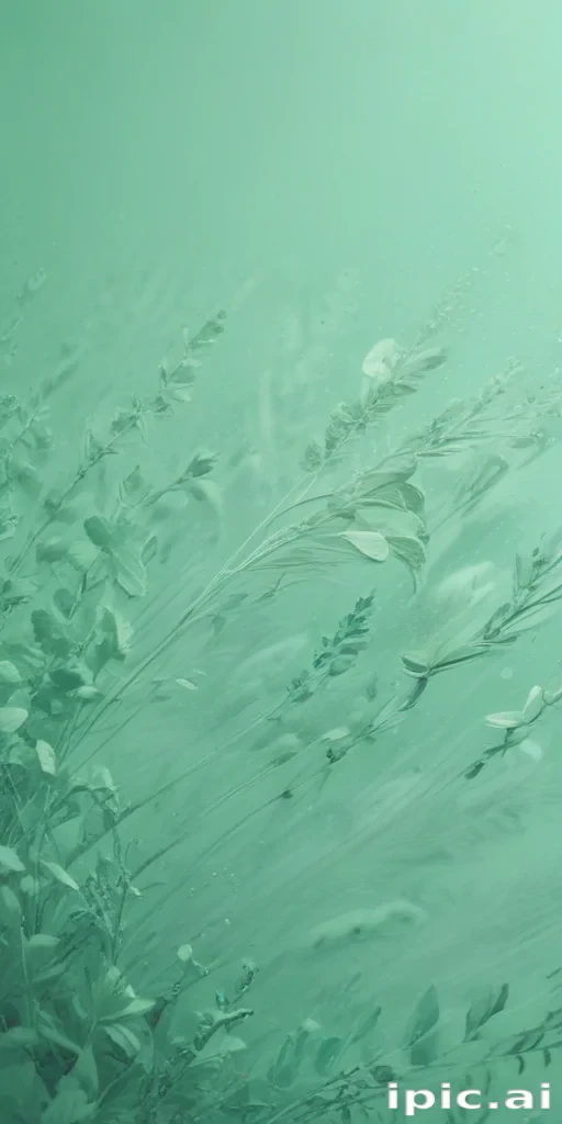 mint green background
