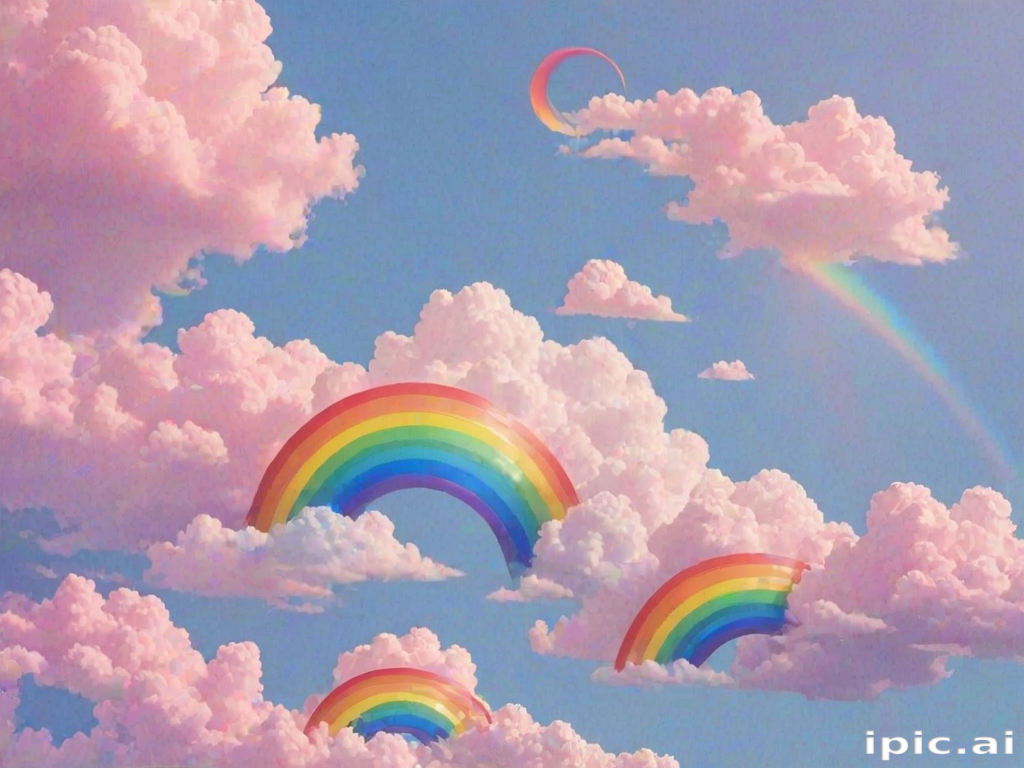 aesthetic wallpapers rainbow