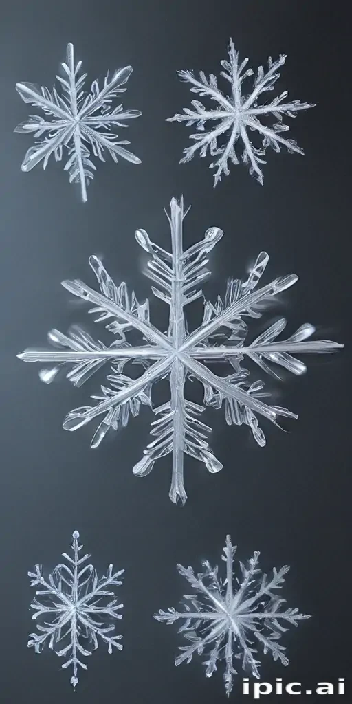 transparent snowflake