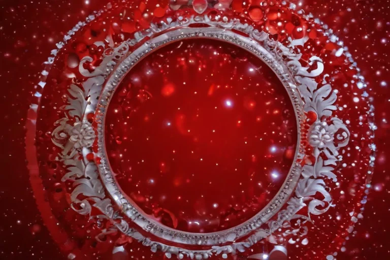 sparkly red background