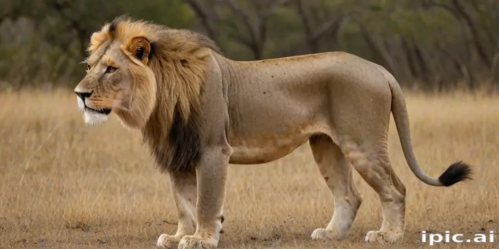 transparent lion