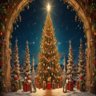 vintage merry christmas image