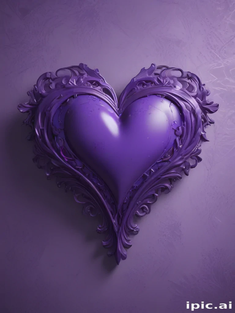 wallpaper purple heart