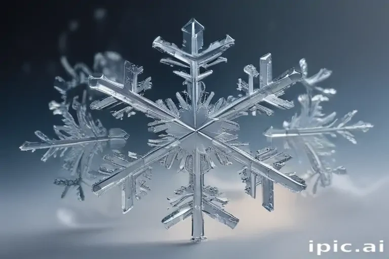 transparent snowflakes