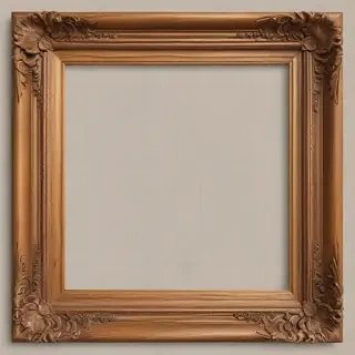wooden picture frame png