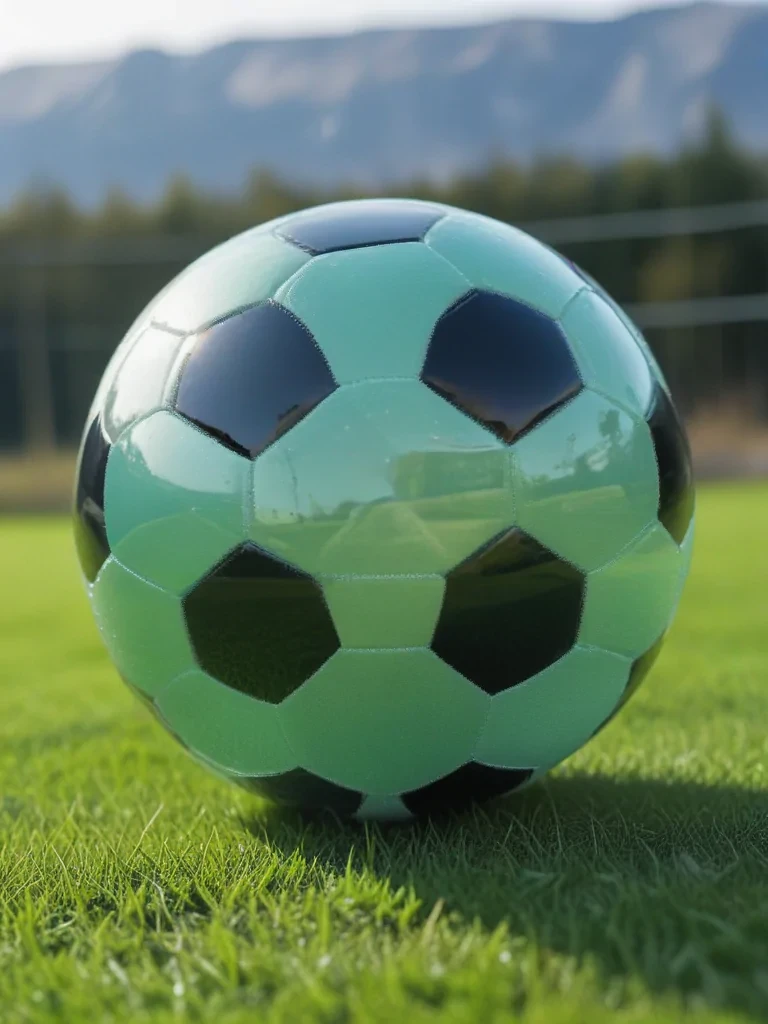 transparent soccer ball