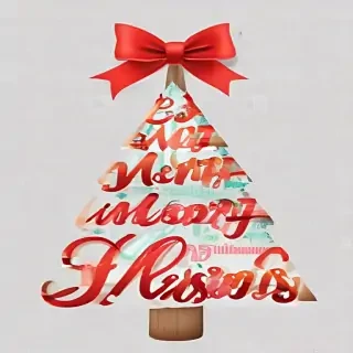 merry christmas clip art transparent background