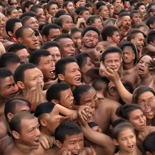 crowded png