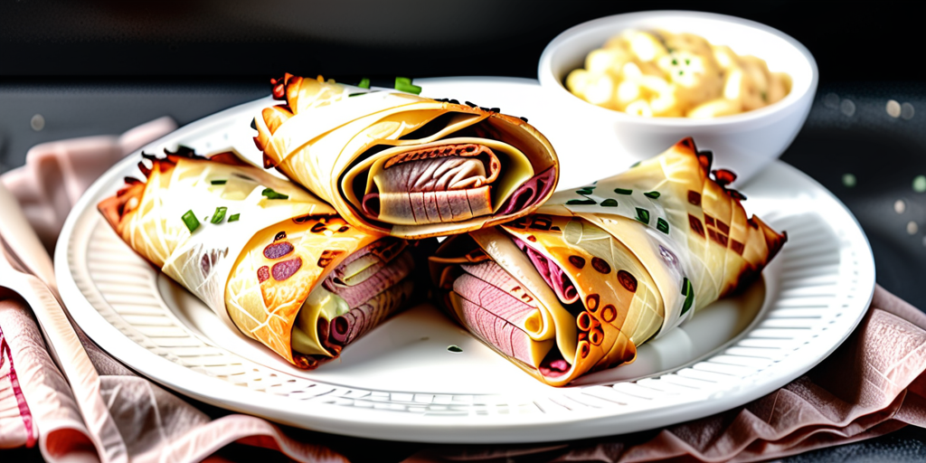 reuben egg rolls air fryer