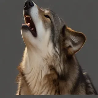 wolf howl png
