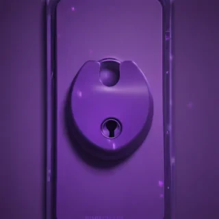 purple lock screen