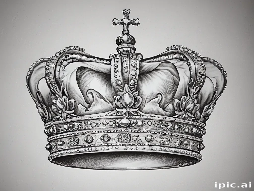 crown drawing