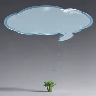 transparent thought bubble