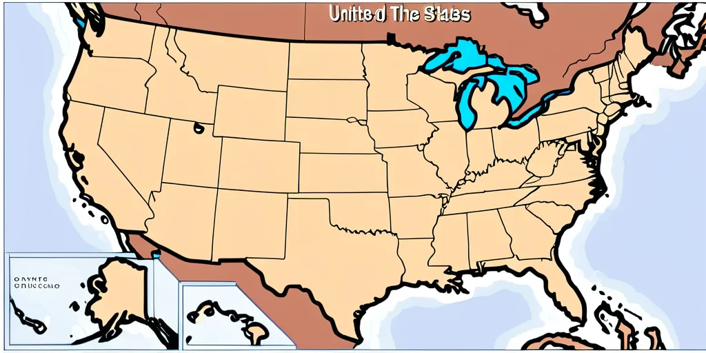 blank map of the united states