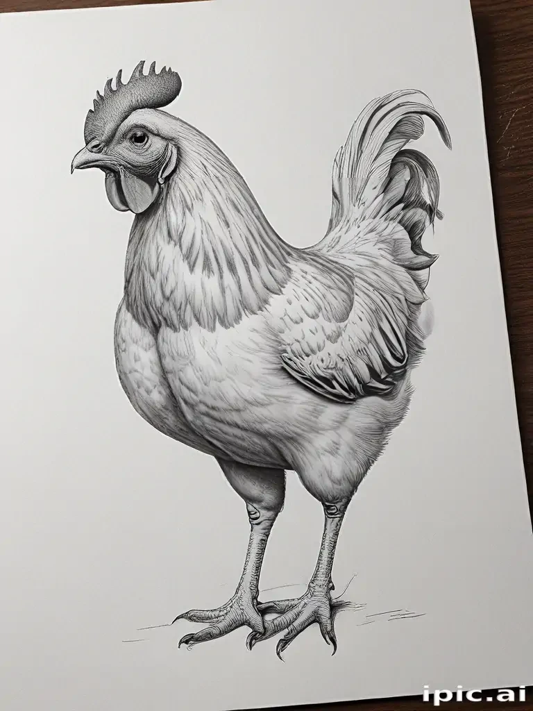 chicken drawing