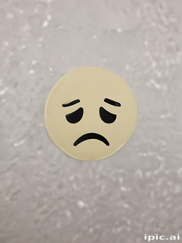 sad face emoji