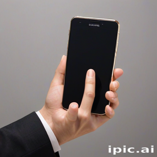hand holding phone png