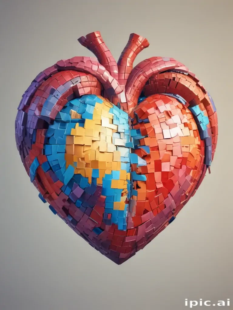 pixelated heart png