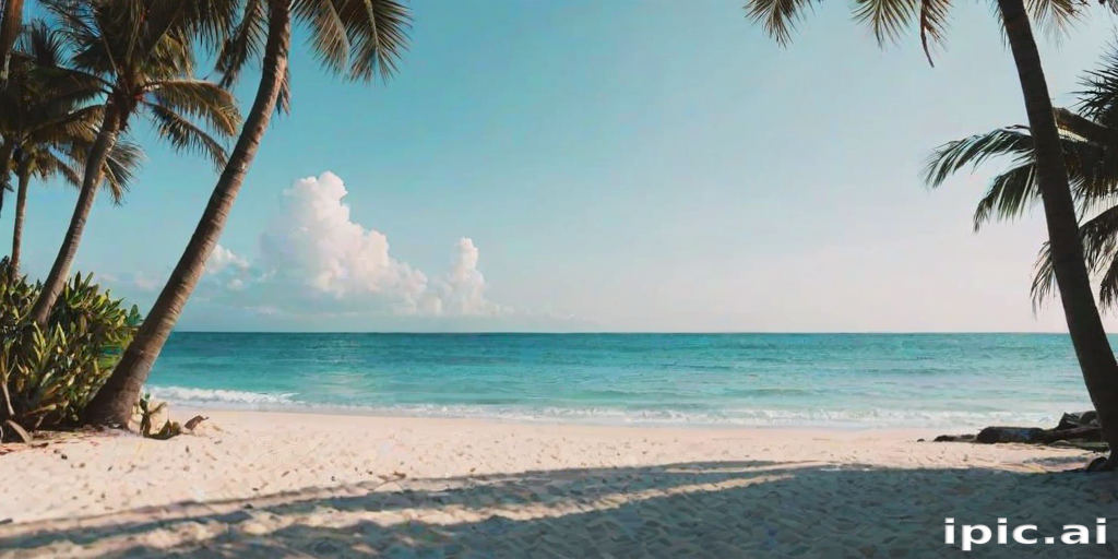 aesthetic beach background