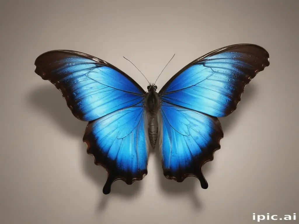 blue morpho butterfly