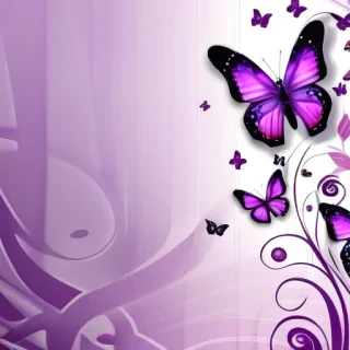 purple butterfly wallpaper