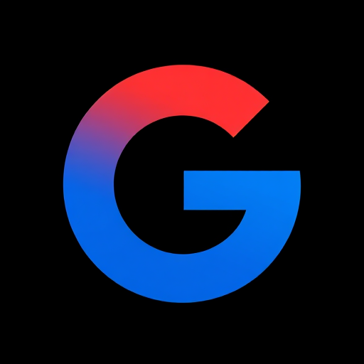 Generate an image of the Google logo with vibrant colors on a black background, using a Canon EOS R5 camera, 50mm lens, f/1.8 aperture, 1/100s shutter speed, ISO 100, front view, high saturation and sharp focus.