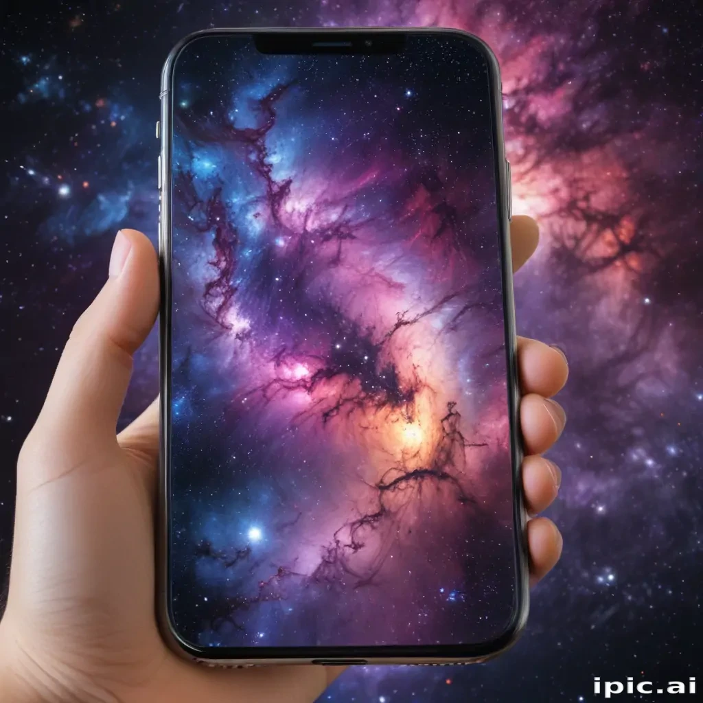 galaxy background iphone