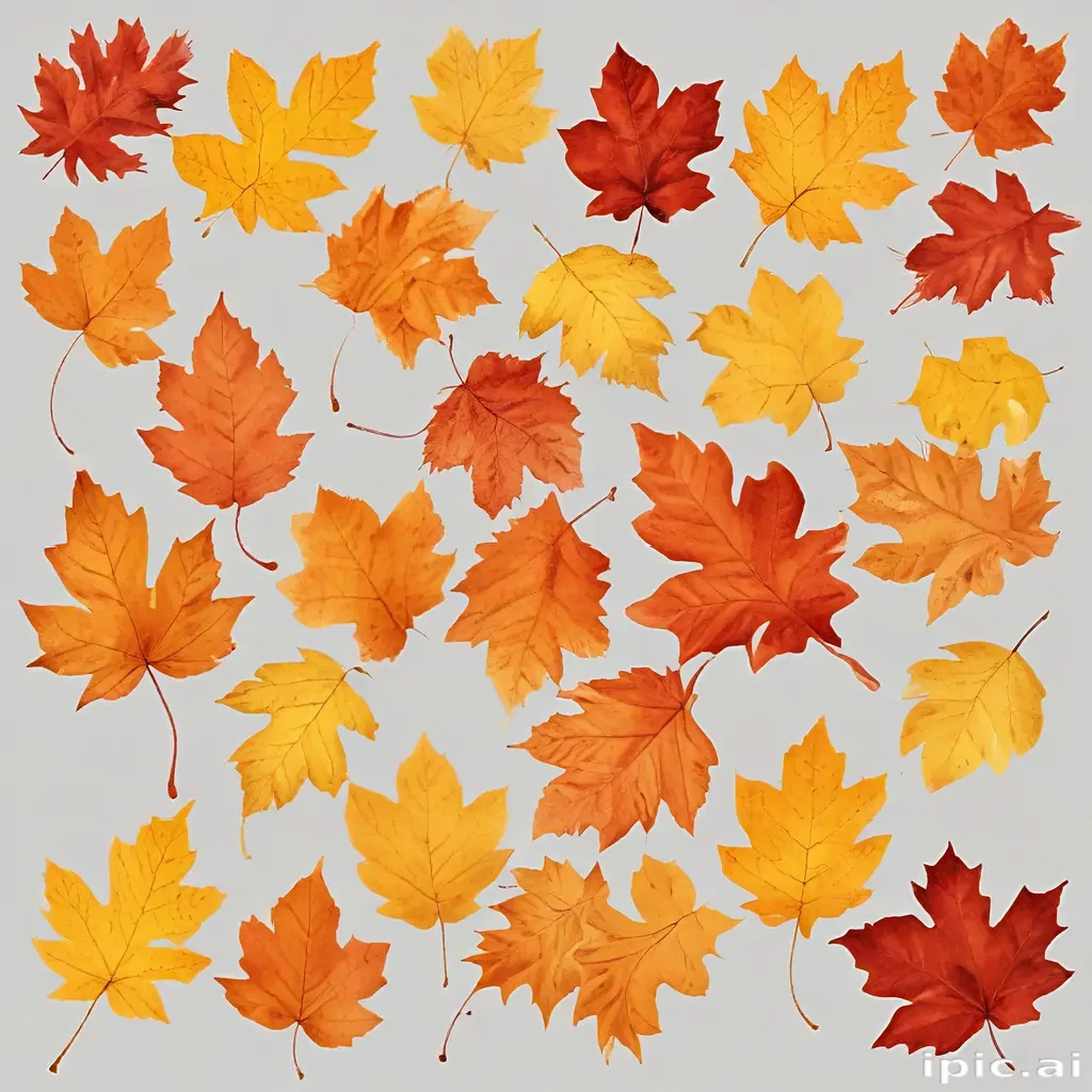 fall leaves png transparent