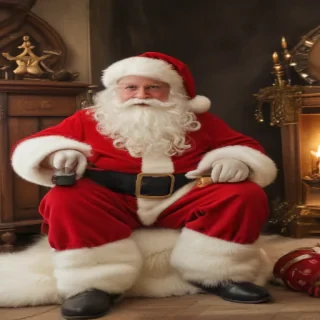 vintage santa images free