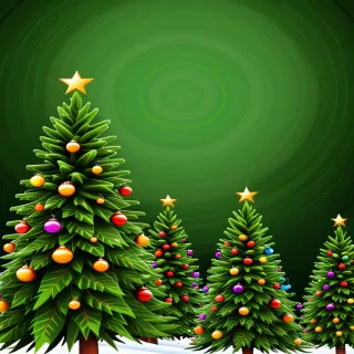 christmas trees background