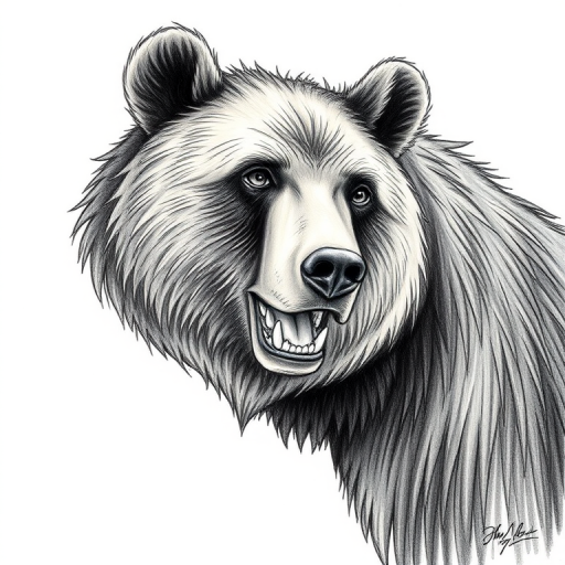 bear pic drawing