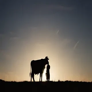 cow silhouette