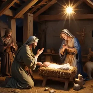 merry christmas nativity images free