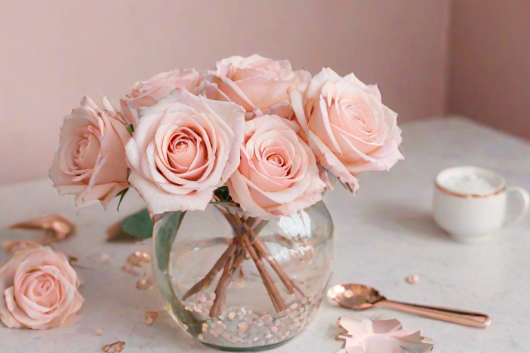 pastel rose gold aesthetic