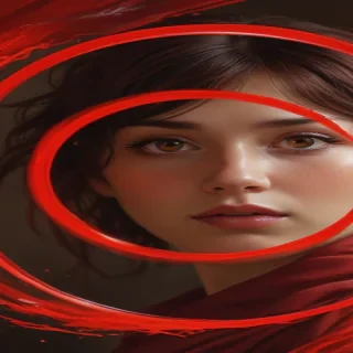 red circle