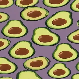 cute avocado wallpaper